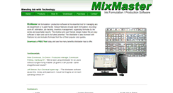 Desktop Screenshot of mixmasters.com