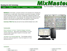 Tablet Screenshot of mixmasters.com